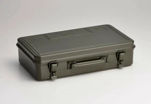 TOYO STEEL Trunk Tool Box T-360MG (Military Green) 382 x 222 x 95mm - Picture 1 of 1