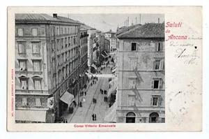 C003306 ANCONA CORSO VITTORIO EMANUELE ANIMATA VG 1907 - Picture 1 of 2
