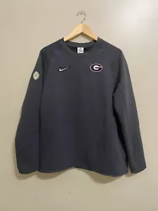 Nike Georgia Bulldogs CFP Team Issued Media Day Tech Pack Pullover Crewneck M - Picture 1 of 15