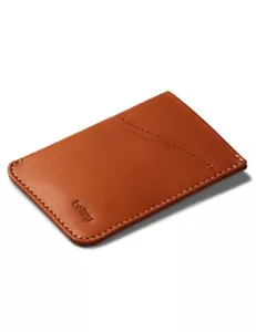 New Bellroy Leather Card Sleeve Wallet Terracotta Brown Tan minimalist slimmest - Picture 1 of 4