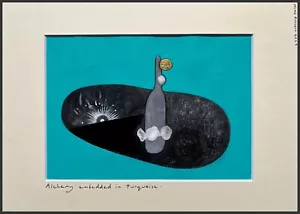 Original Painting by Mike Russell. Alchemy Embedded In Turquoise. - Picture 1 of 1