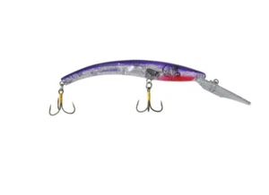 Reef Runner 800 Series Deep Diver - Viola Sparkle Flash - Walleye Crankbait - Foto 1 di 1