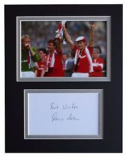 Kevin Moran Signed Autograph 10x8 photo display Manchester Utd Football COA