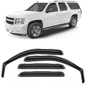 Rain Guards Vent Visors Shade for 2007-2014 Chevrolet (Chevy) Suburban - Picture 1 of 8