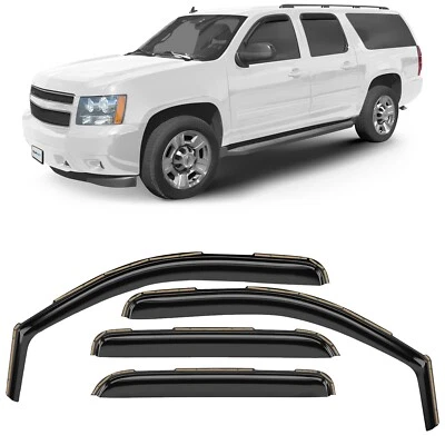 Protectores de lluvia viseras de ventilación para Chevrolet (Chevy) Suburban 2007-2014 Foto 1 de 4