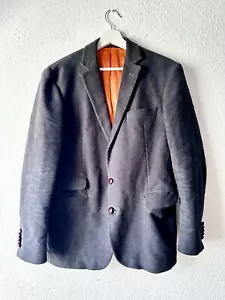 Heinrich Heissing Tailored Sakko Anzug Jacket samt schwarz L 52 - Bild 1 von 10