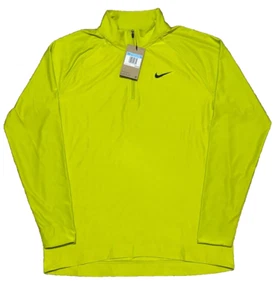 Nike Dri-FIT ADV Tour 1/4 Zip Yellow Golf Pullover Size Men's Medium DR5281-308 - Picture 1 of 5