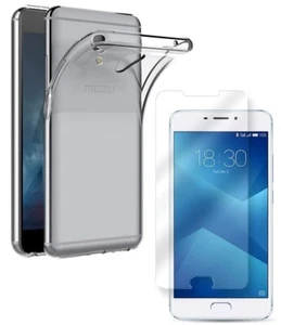 For MEIZU M5S CLEAR CASE + TEMPERED GLASS SCREEN PROTECTOR SHOCKPROOF COVER M 5S - Picture 1 of 12