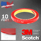 Genuine 3M VHB #4905 Clear Double-Sided Tape Mounting Automotive 10mmx10FT