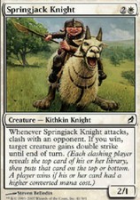SPRINGJACK KNIGHT FOIL X4 4 4X Lorwyn MTG Magic the Gathering Cards DJMagic