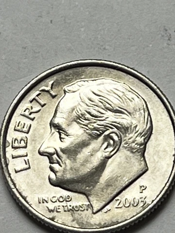 2003 P Roosevelt Dime  Great Album Coin Lot S38 Cover
