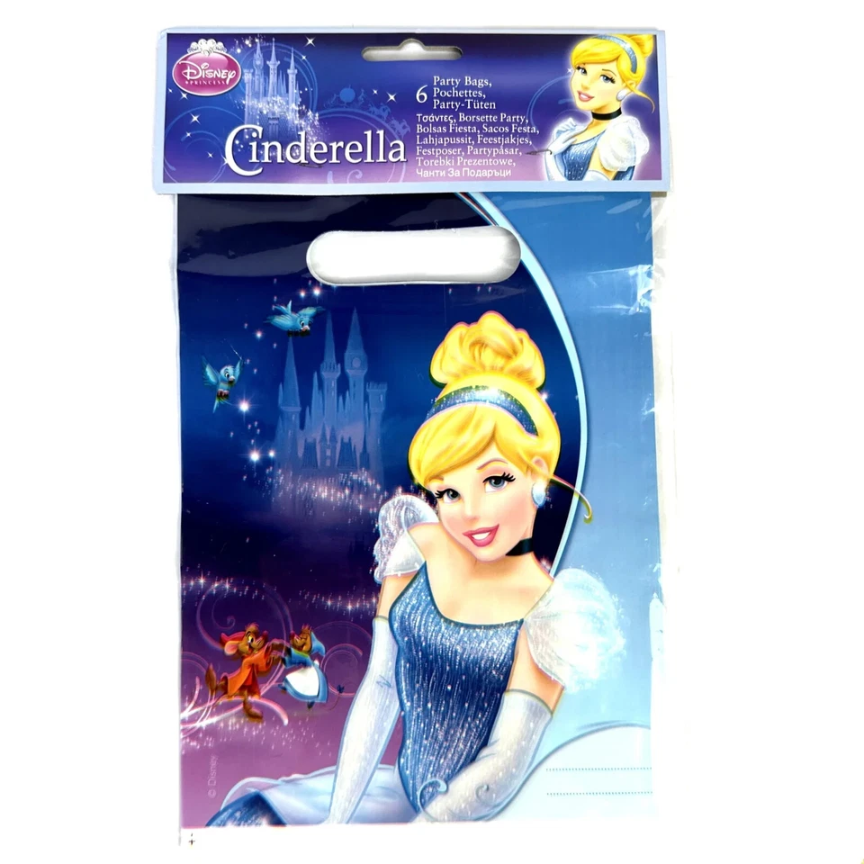 Cinderella Disney Princess Party Favour Loot Bags - Image 1 of 1