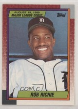 1989-90 Topps Major League Debut 1989 Box Set Rob Richie #101
