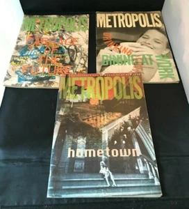 Metropolis Magazine 3 Vintage Issues: September, October, December 1988 - Imagen 1 de 1