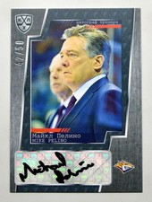 2015-16 KHL Coache's Autograph #COA-A24 Mike Pelino 42/50