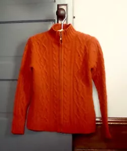Suéter cárdigan tejido con cable y cremallera para mujer talla S - Imagen 1 de 5