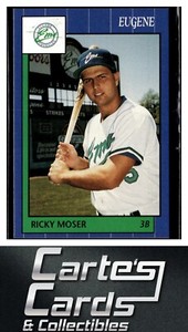 Ricky Moser 1990 Grand Slam Eugene Emeralds #20  Kansas City Royals