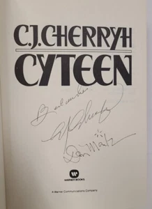 C.J. Cherryh CYTEEN 1st ed HC w/DJ HUGO WINNER **SIGNED** by Author & Artist - Picture 1 of 5