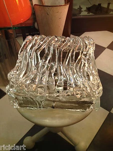 LAMPADA A PLAFONIERA VETRO MAZZEGA MURANO DESIGN CEILING LAMP - Picture 1 of 1