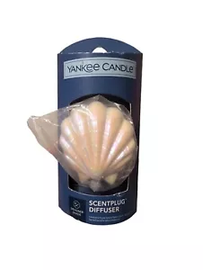 Yankee Candle Scent Plug Diffuser Shimmering Iridescent Sea Shell Nautical NEW - Picture 1 of 6
