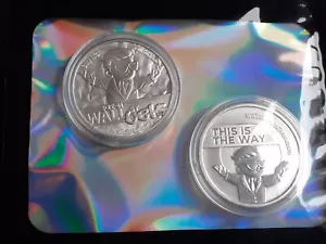 Pure Silver 999. Wall Street Bets Set Of 2 Coins 🪙 2oz - Picture 1 of 6