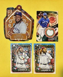 VADIMIR GUERRERO JR 2024 Topps Holiday 4-Card BUNDLE (please read Description) - Picture 1 of 2