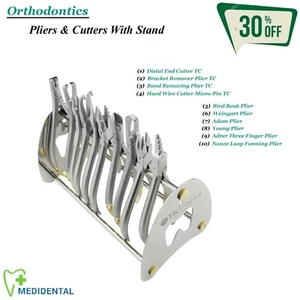 Gama de instrumentos odontológicos de inserción alicatadora y cortadora de ortodoncia con soporte (TC) - Imagen 1 de 23