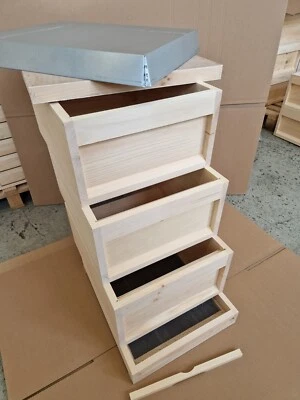 Zander Beute Boden Innendeckel Metalldeckel Zarge Fütterzarge