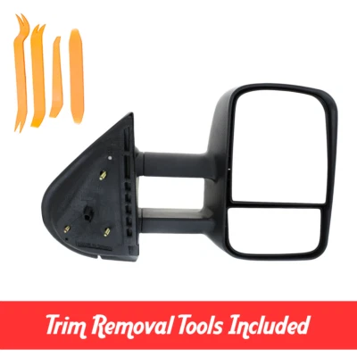 Ручное буксировочное зеркало со стороны пассажира для 2007-2013 Silverado Sierra GM1321337 - Изображение 1 из 4