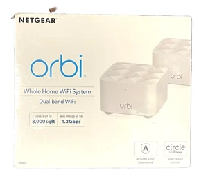 NETGEAR ORBI Dwuzakresowe WiFi 3000 stóp kwadratowych 1,2 Gbps - Zdjęcie 1 z 3