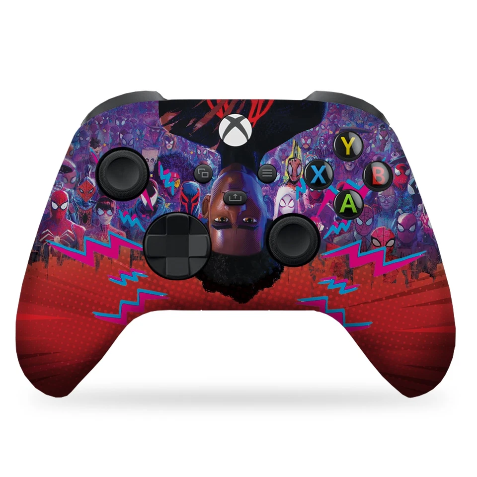 Miles Morales SpiderversXbox Wireless Controller Hydro Dip Moded Xbox One/Series - Image 1 of 1