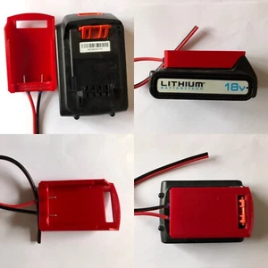 Black+Decker POWERCONNECT Battery Adaptor Adapter Lithium 18v Connector Dock - Picture 1 of 7