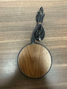 SurgeDisk Wireless Charger Bamboo Qi Charging Pad Ultra Slim And Very Good 8E - Picture 1 of 4