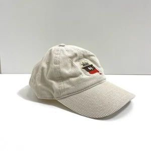 Smoky The Bear Hat Ball Cap Cream Corduroy Adjustable Cotton Mfg By Mad Engine - Picture 1 of 6