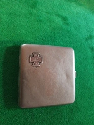 Antikes Uraltes Zigarettenetui  ca. 1914 1.WK mit Eisernen Kreuz 100% Original👍 - Bild 1 von 4