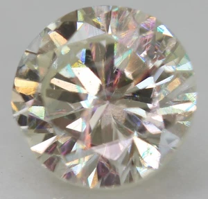 Diamante sfuso certificato 1,05 carati H VS2 tondo brillante naturale potenziato 6,46 mm - Foto 1 di 4