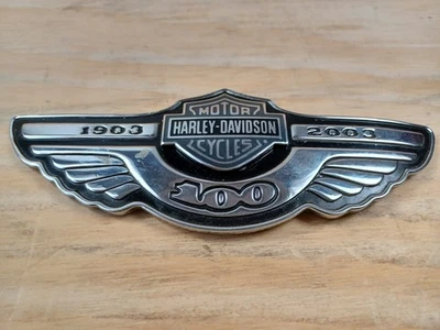 Harley-Davidson 100th Anniversary Limited Edition Tank Emblem - Image 1 of 4