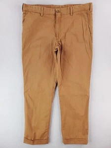 Bills Khakis Pantalone Uomo 38x32 Marrone Hampstead Twill Slim Fit Secco Tabacco Cotone - Foto 1 di 16