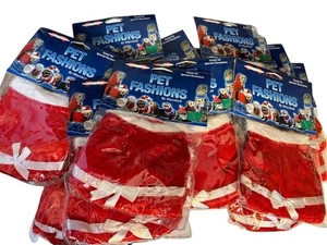 Lot of 17 Marshall Ferret Toy Dog Fashion Deluxe Santa Suit Hat Costume Holiday - Picture 1 of 2