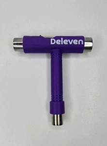 Deleven Skate Tool All-In-One Lightweight Portable Skateboard T Tool - Purple - Picture 1 of 3