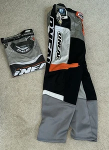 O'Neal Method Motocross Gear 38 Pants & XL Jersey Black Gray & Orange MX SX NWT - Picture 1 of 3