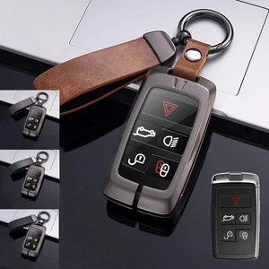 Zinc Alloy Car Key Fob Case Cover For Land Rover Range Rover Evoque For Jaguar - Picture 1 of 10