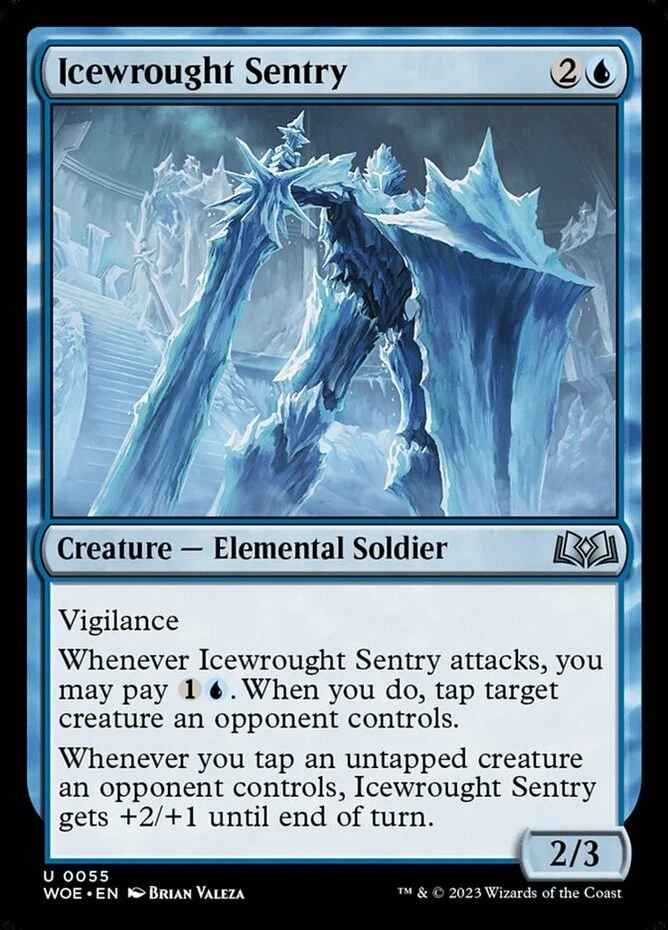 x1 Icewrought Sentry - Wilds of Eldraine - NM - MTG - Image 1 of 1