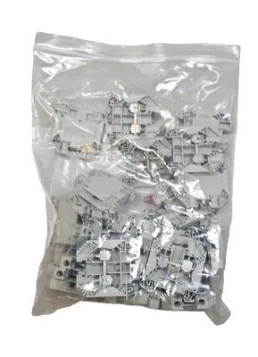 Lot 26 PCS Allen Bradley 1492-J16 Ser A IEC Feed Through Terminal Blocks, Gray - Image 1 of 4