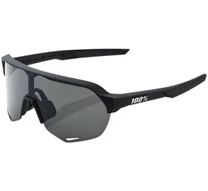 100% S2 Sunglasses (One Size Fits Most, Soft Tact Black/Smoke Lens) - Picture 1 of 3