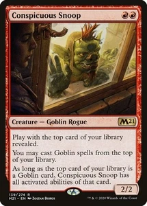 Conspicuous Snoop - Core Set 2021 (M21) - FOIL (Near Mint NM) - Picture 1 of 1