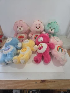 Lot of 7 Vintage Kenner Plush Care Bears 1980’s Extra Nice! - Picture 1 of 17