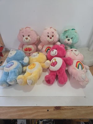Lot of 7 Vintage Kenner Plush Care Bears 1980’s Extra Nice! - Image 1 of 4