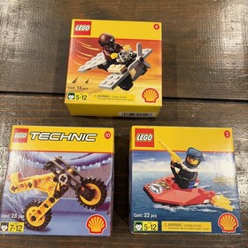 LEGO Shell Oil Promotional 2536/2542/2544 Lot Of 3 NEW