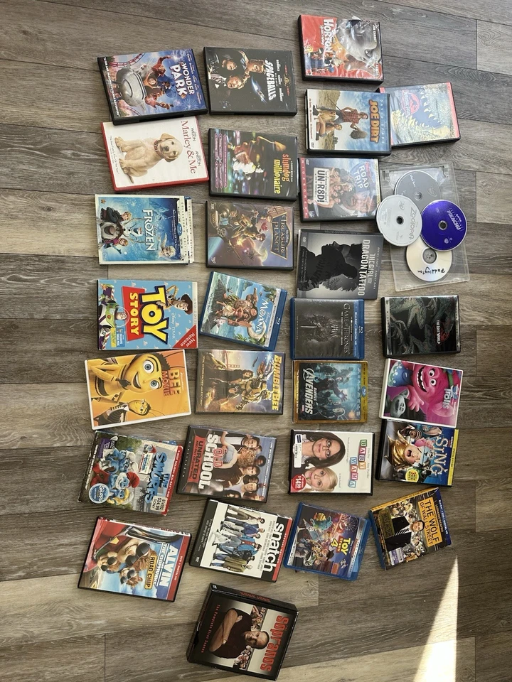 Movie and TV Show DVD and Blu-Ray Collection Lot - Image 1 of 1